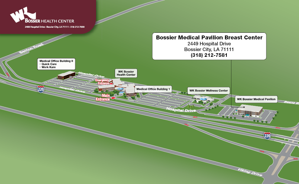 Bossier Medical Pavilion Breast Center Locations Breast Centers