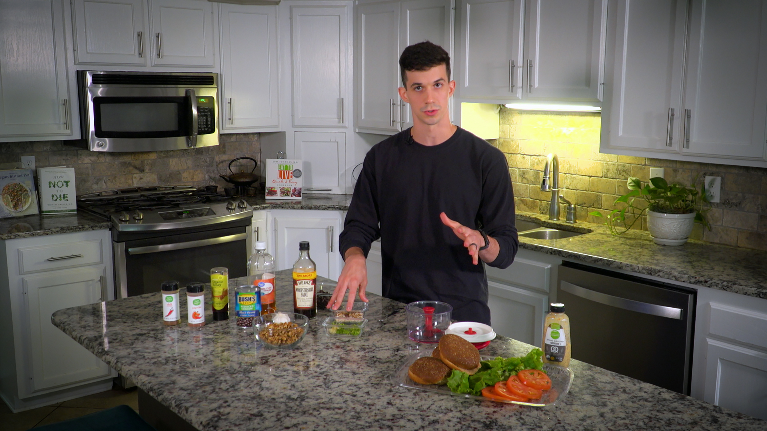 Plant Based Burgers Black Bean