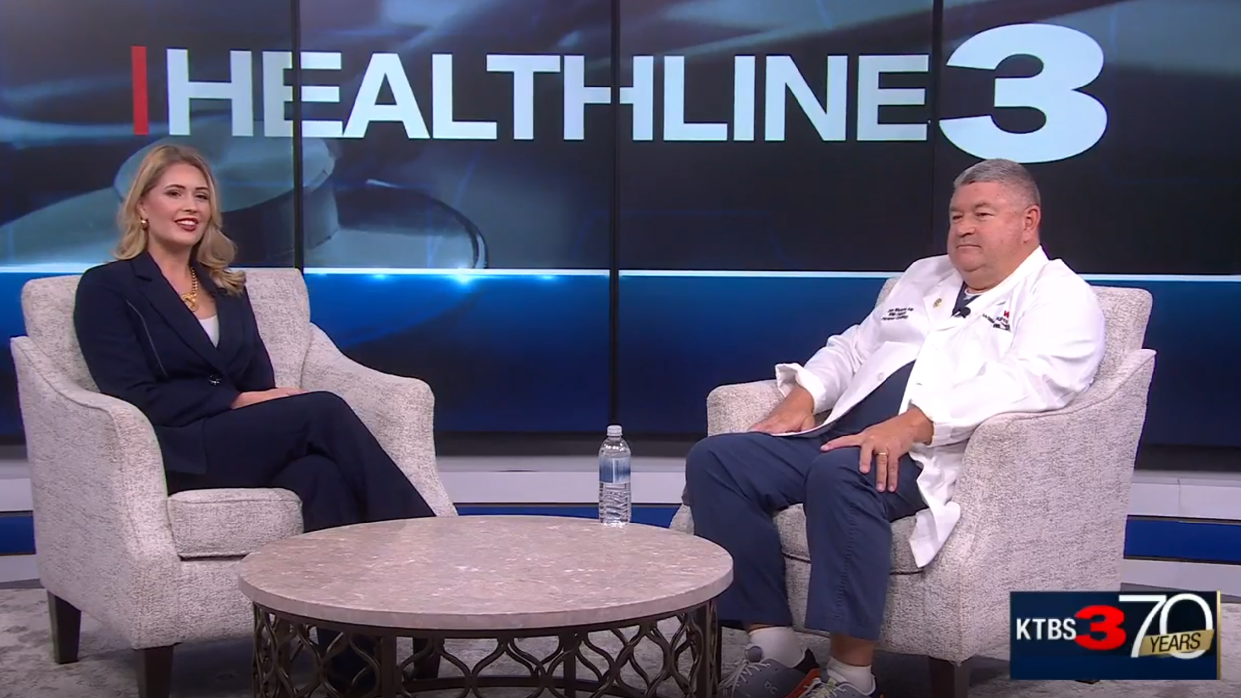 John M. Winterton, MD, discusses heart failure on KTBS Healthline 3