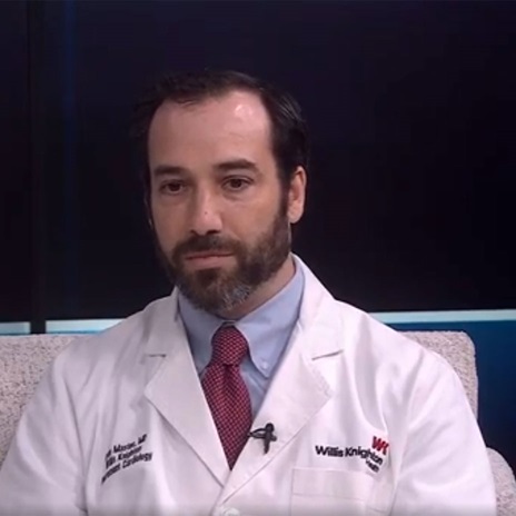Dr. Ryan Master, MD, discusses interventional cardiology on KTBS Healthline 3