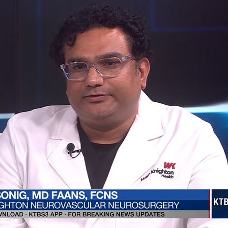 Ashish Sonig, MD, FAANS, FACS, discusses stroke intervention and vascular neurosurgery on KTBS Healthline 3